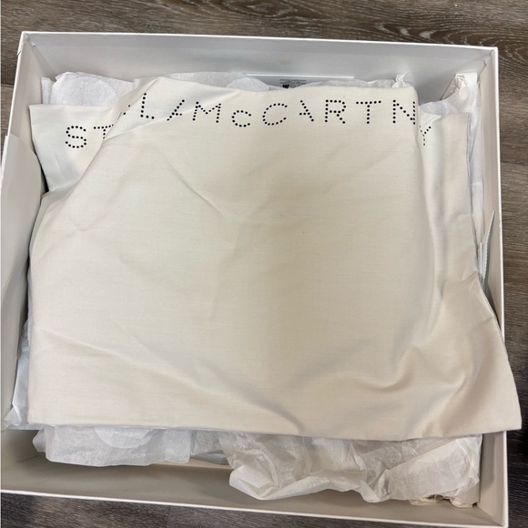 Stella McCartney | Skyla 115M Platform Sandals In Black Size 38 NEW In Box - Picture 7 of 10